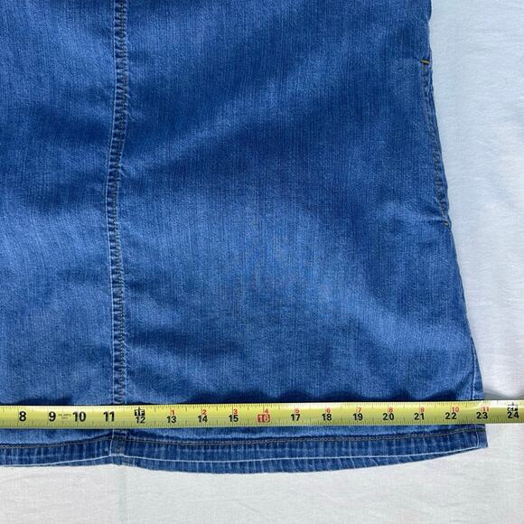 BDG Urban Outfitters Womens sz M Denim Dress Jumper Pockets BOHO Streetwear - Picture 9 of 11